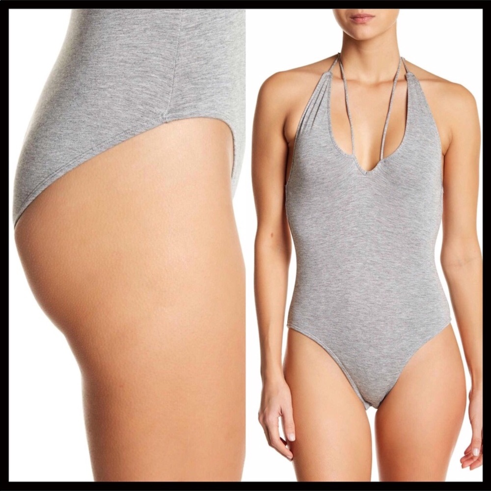 SAM EDELMAN V-NECK STRAPPY KNIT BODYSUIT - Picture 6 of 7